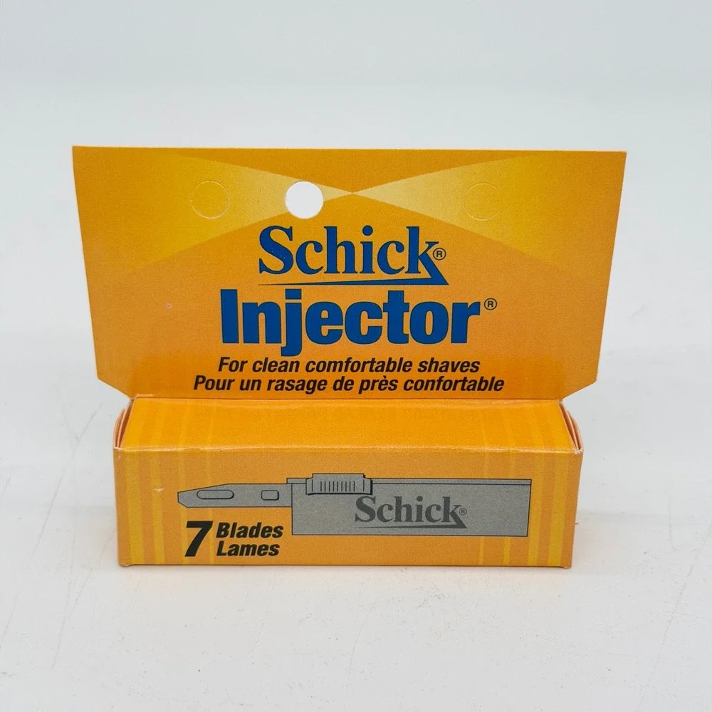 Schick Injector Single Edge Razor Blades 7 Count 2 Pack Total 14 Blades